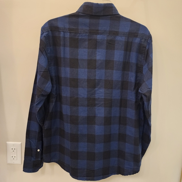 Slate & Stone Elevated Flannel - NWOT - Men's Medium - Blue/Black - Picture 4 of 5